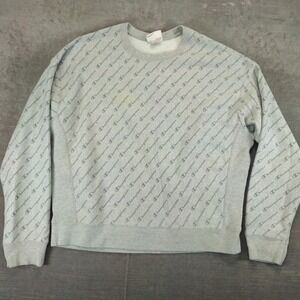 Champion‎ Reverse Weave All Over Print Sweatshirt Mens XLarge Crewneck Pullover